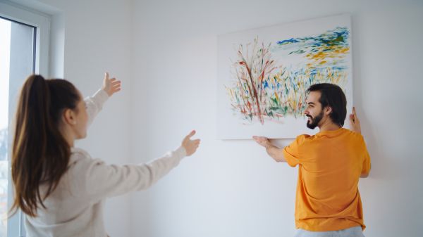 Artwork Hanging in Crystal Lake