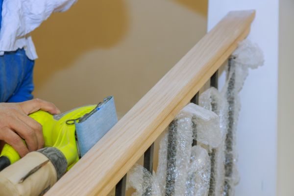 Handrail Sanding in Crystal Lake